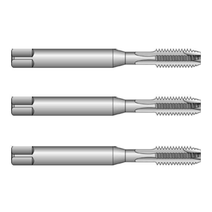 Метчики машинные DIN, метрическая резьба, сверхпроизводительная  быстрорежущая сталь HSSE с ломателем стружек