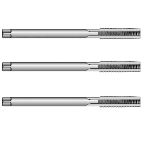 Метчик гаечный BUCOVICE TOOLS, метрическая резьба М3/Ø2,5 мм инструментальная сталь (NO/CS) 119030