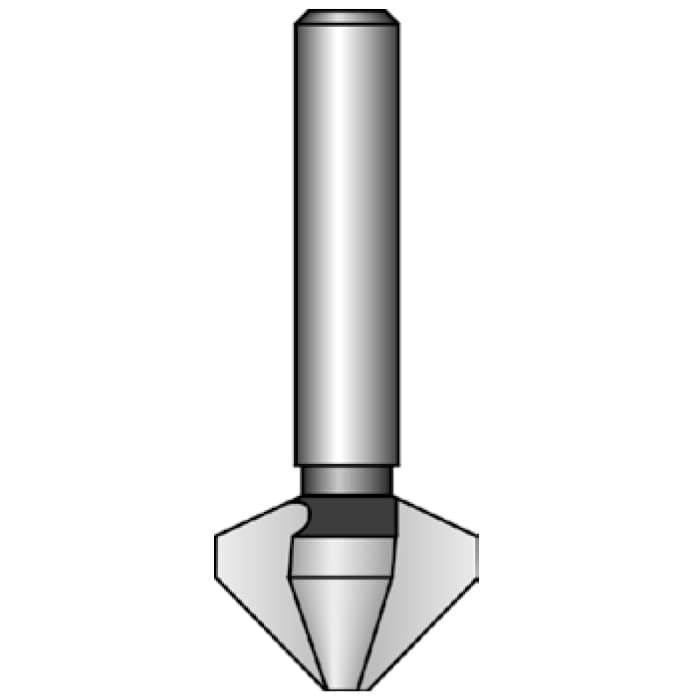 Зенкер BUCOVICE TOOLS, Ø10,4/Ø хвостовика 6,0 мм сталь HSS 746104