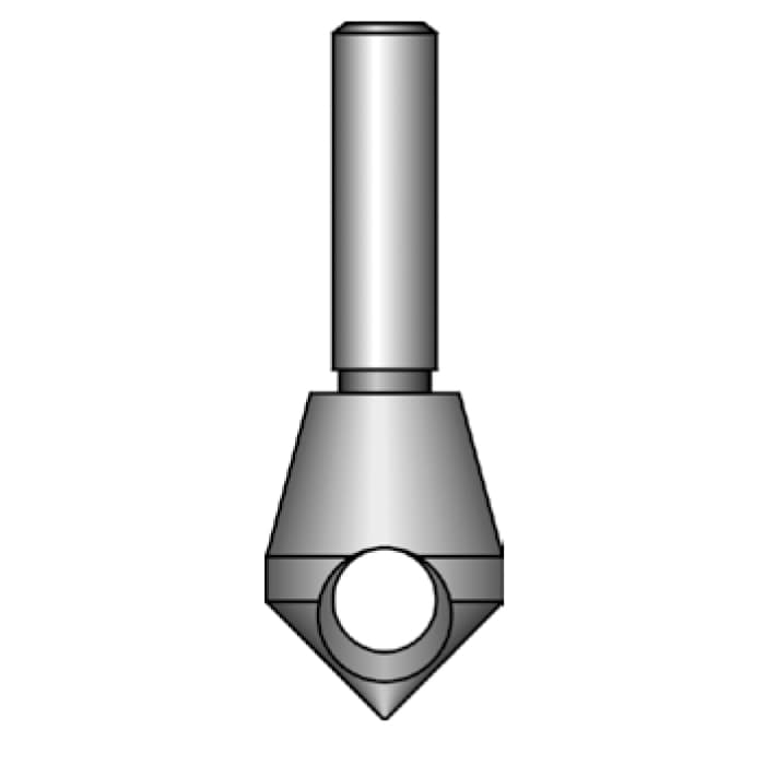 Зенкер для снятия стружки BUCOVICE TOOLS, Ø2мм-5мм сталь HSS 742005