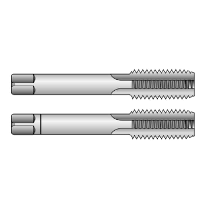Метчики наборные, наборы из 2 шт трубная резьба, Сталь HSS