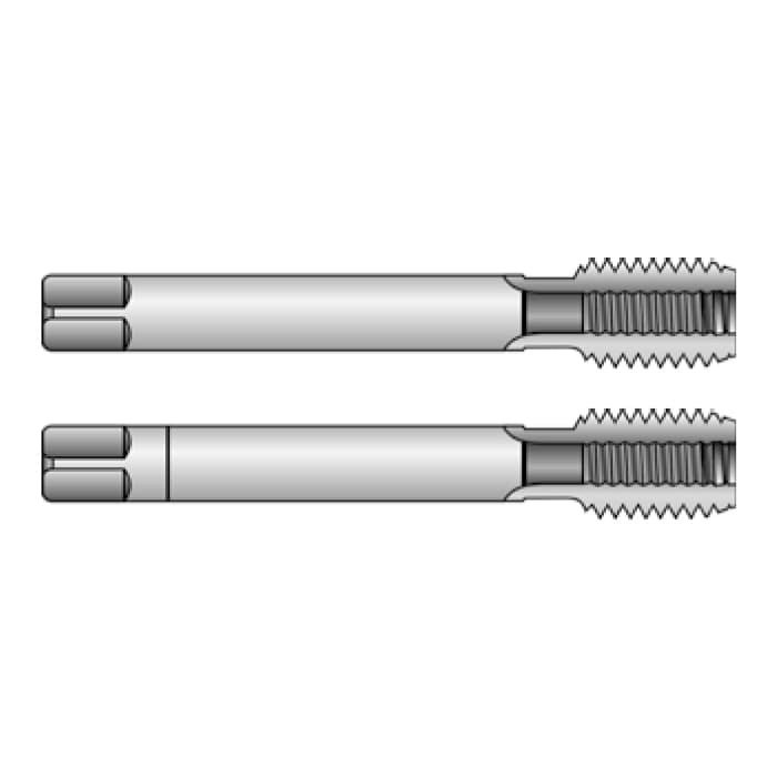 Метчики ручные, наборы, метрическая мелкая резьба, сталь HSS