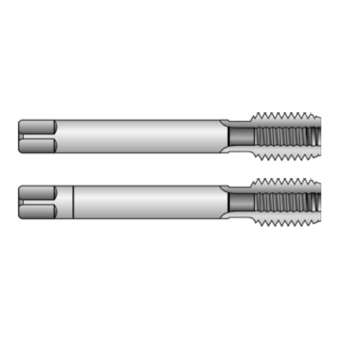 Метчики ручные, наборы, метрическая мелкая резьба, сталь HSS